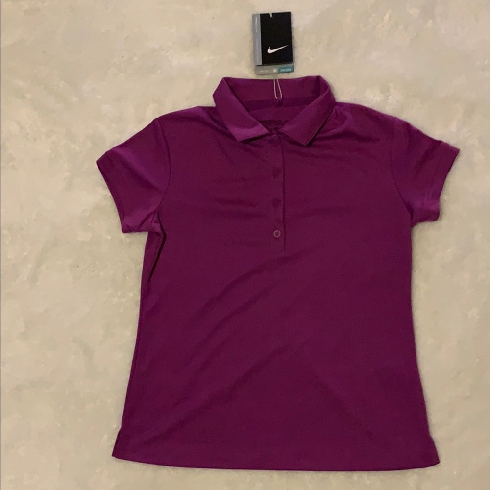Girls golf polo dry fit shirt